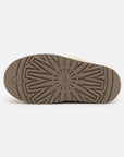 UGG Funkette Chestnut sabot platform donna in pelle scamosciata e montone marrone chestnut, vista posteriore