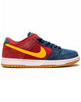 Nike Dunk Low SB Rosso Blu Giallo Barcellona Uomo
