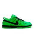 Nike Dunk Low SB Verde e Nero Buttercup Powerpuff Uomo