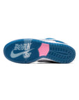 Nike Dunk Low SB Bianco e Blu Born x Raised Uomo