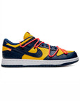 Nike Dunk Low Off-White Giallo University e Blu Scarpe Uomo