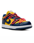 Nike Dunk Low Off-White Giallo University e Blu Scarpe Uomo