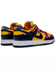 Nike Dunk Low Off-White Giallo University e Blu Scarpe Uomo