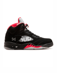 Nike Air Jordan 5 Retro Supreme Nero Rosso Argento Uomo
