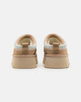 UGG Tazz Sand ciabatte platform donna in pelle scamosciata e montone beige sand, dettaglio suola