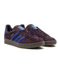 Sneakers Adidas Gazelle Indoor Viola Ombra e Blu Lucido in Suede