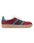 Sneakers Adidas Gazelle Bordeaux Collegiate con Dettagli Turchese