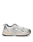New Balance 530 sneakers ragazzi in argento summer fog - vista laterale