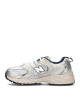 New Balance 530 sneakers ragazzi in argento summer fog - vista dettaglio