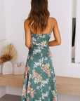 Hazel | Abito lungo floreale da donna per invitate a matrimoni