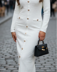 Heidi | Abito midi primaverile a maniche lunghe da donna