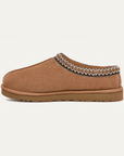 UGG Tasman Chestnut ciabatte chiuse uomo e donna in pelle scamosciata e montone marrone chestnut, dettaglio suola