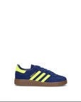 Adidas Spezial Blu Giallo Gum sneakers basse bambini in blu e giallo - vista laterale