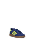 Adidas Spezial Blu Giallo Gum sneakers basse bambini in blu e giallo - vista frontale