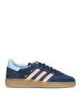 Adidas Spezial Blu Navy Rosa Gum sneakers basse uomo e donna in blu navy e rosa - vista laterale