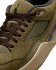 Nike Air Jordan Flight Court Verde Oliva Marrone Baroque Uomo - 4