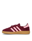 Adidas Spezial Bordeaux Rosa Chiaro sneakers basse ragazzi in bordeaux e rosa - vista suola