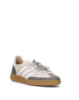 Adidas Spezial Grigio Bianco Gum sneakers basse uomo e donna in grigio e bianco - vista frontale