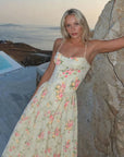 Katherine | Abito midi floreale da donna per invitate a matrimoni