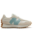 New Balance 327 Scarpe Donna Beige e Azzurro Casual Retro Eleganti