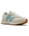 New Balance 327 Scarpe Donna Beige e Azzurro Casual Retro Eleganti