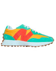 New Balance 327 Scarpe Uomo Giallo e Verde Casual Retro Colorate