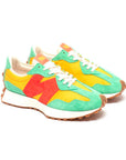 New Balance 327 Scarpe Uomo Giallo e Verde Casual Retro Colorate