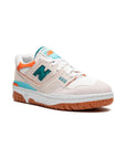 New Balance 550 Scarpe Uomo Beige Arancione e Verde Retro Sportive