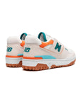 New Balance 550 Scarpe Uomo Beige Arancione e Verde Retro Sportive
