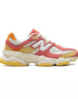 New Balance 9060 Fluorescent Arancione Rosso Uomo Donna - 1
