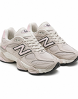 New Balance 9060 Bianco Panna Rosa Uomo Donna - 2