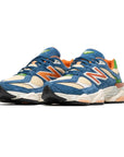 New Balance 9060 Blu Beige Uomo Donna Sneakers - 3