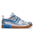 Nike Air Rubber Dunk Off-White Argento Blu Sneakers Esclusive