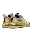 Nike Air Max 270 React Cactus Trails Travis Scott Beige e Giallo