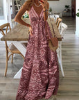 Abito lungo donna in tessuto leggero, stile boho — vista 5