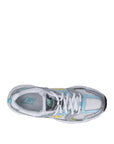 New Balance 530 sneakers bambini in argento metallizzato azzurro - vista dettaglio