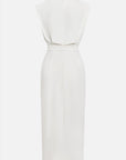 Phoebe | Vestito midi senza maniche da donna con bottoni