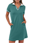 Vestito Polo Donna – Taglio Casual Sport-Chic con Tasche