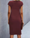 Sarah | Abito Midi Donna con Taglio Senza Tempo