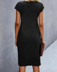Sarah | Abito Midi Donna con Taglio Senza Tempo