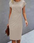 Sarah | Abito Midi Donna con Taglio Senza Tempo