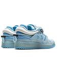 Sneakers Adidas Forum Low x Bad Bunny Azzurro Pastello in Suede