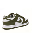 Nike Dunk Low Bianche e Verde Oliva Scarpe Casual Uomo Donna