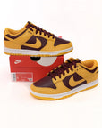 Nike Dunk Low Gialle e Bordeaux Scarpe Casual Uomo Donna