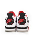 Nike Air Jordan 4 Retro Fire Red Bianco Rosso Nero Uomo