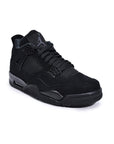 Nike Air Jordan 4 Retro Black Cat Total Black Uomo