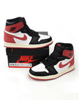 Nike Air Jordan 1 Retro High OG Rosso Nero Bianco Uomo Donna