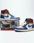 Nike Air Jordan 1 Retro High Union Los Angeles Blu Rosso Bianco