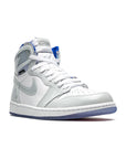 Nike Air Jordan 1 High Zoom Racer Blue Bianco Grigio Uomo Donna