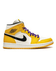 Nike Air Jordan 1 Mid SE Giallo Viola Lakers Retro